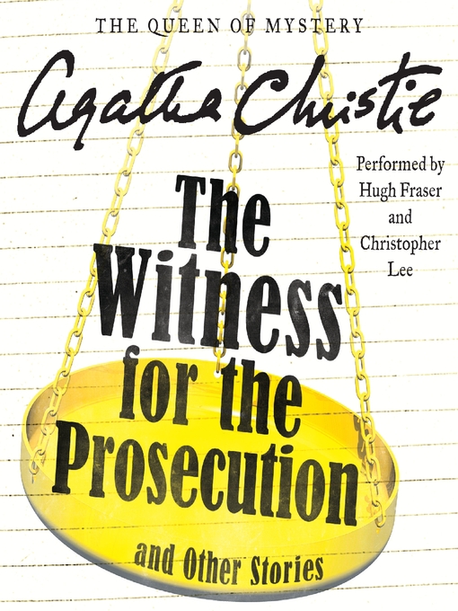 Title details for The Witness for the Prosecution and Other Stories by Agatha Christie - Wait list